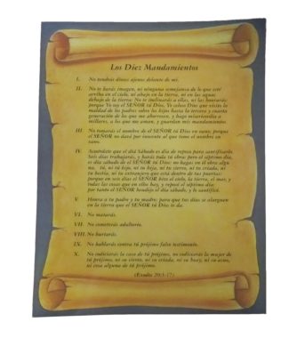 Los diez mandamientos Ten commandments