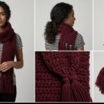 Handmade Crochet Scarf - Luxury Cotton | Tadiarlli.